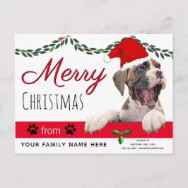 犬のホリデーカード – 犬のクリスマスカードから ポストカード