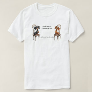 犬のボウリングシャツ Tシャツ
