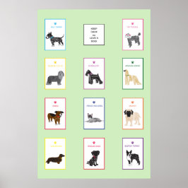 犬のポスターが大好き ポスター