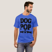 犬のポップ・アートの少年の友人 Tシャツ (正面フル)