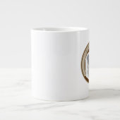 犬のポメラニア犬 ジャンボコーヒーマグカップ (正面)