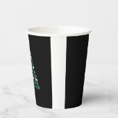 犬のポーのクリスマスツリーかわいいクリスマスギフトパピー恋人 紙コップ (左)