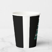 犬のポーのクリスマスツリーかわいいクリスマスギフトパピー恋人 紙コップ (右)