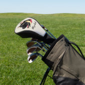 犬のポートレートかわいいドイツの羊飼いの子犬の名前 ゴルフヘッドカバー (インサイチュ)