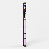 犬のポートレートを使ったステンドグラス Case-Mate iPhoneケース (裏面/右)