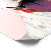 犬のポートレートプリント ポスター (角)