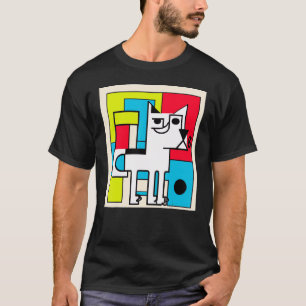 犬のポートレート犬のデジタル子犬の犬 Tシャツ