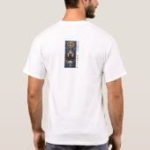 犬のポートレート Tシャツ (裏面)