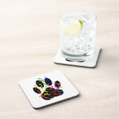 犬のポープリントと紙吹雪とストリーマー コースター (右側)