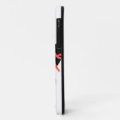 犬のポープリントと紙吹雪とストリーマー Case-Mate iPhoneケース (裏面/左)