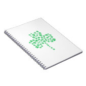 犬のポープリントシャムロック ノートブック (右側)