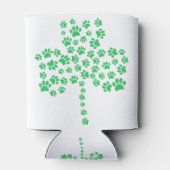 犬のポープリントシャムロック 缶クーラー (裏面)