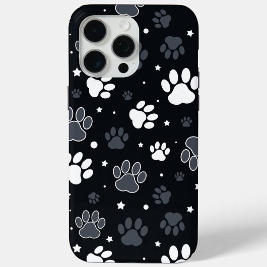 犬のポープリント電話ケース – ペットおもしろい恋人のギフト Case-Mate iPhoneケース (裏面)
