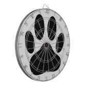 犬のポープリント ダーツボード (正面左)