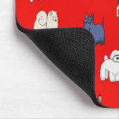 犬のマウスパッド マウスパッド (コーナー)