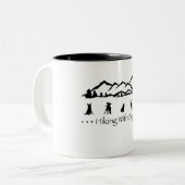 犬のマグによってハイキング ツートーンマグカップ (正面左)