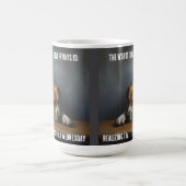 犬のマグカップ コーヒーマグカップ (中央)