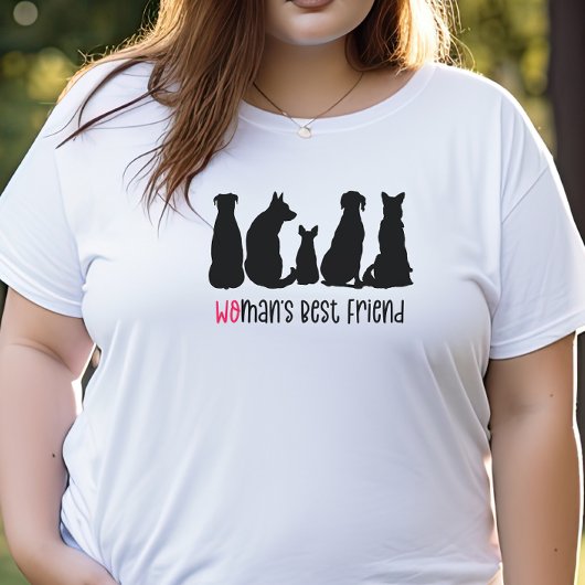 犬のママのシャツ プラスサイズTシャツ