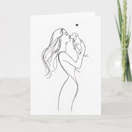 犬のママ グリーティングカード ペット愛好家カード