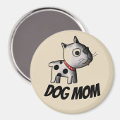 犬のママ 冷蔵庫 マグネット (正面/裏面)