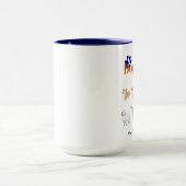犬のママVibes Mug – 私の子供たちは手を持っているので！ マグカップ (中央)