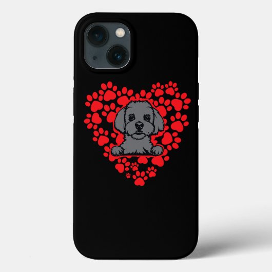 犬のマルチーズラプドッグ愛好家ロヴェハート3 Case-Mate iPhoneケース (裏面)