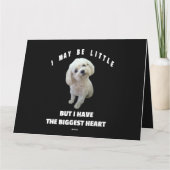 犬のマルチーズ甘やかされたマルチーズ犬のデザインおもしろい引用文 カード (裏面)