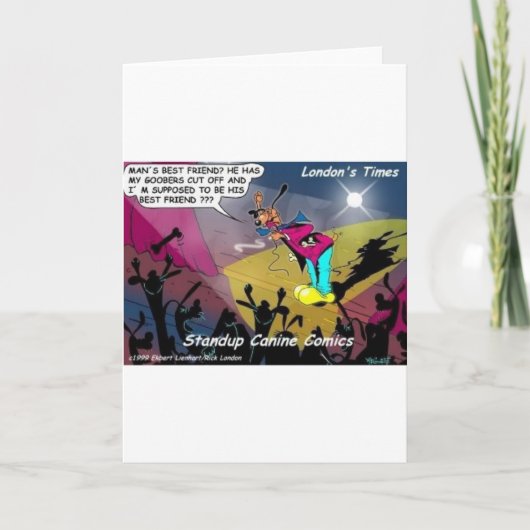 犬のマ最高のンズの友達？ギフトおもしろいと収集品 カード (正面)