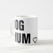 犬のムームフォトマグカップ コーヒーマグカップ (正面左)