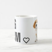 犬のムームフォトマグカップ コーヒーマグカップ (中央)
