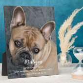 犬のメモリアルギフト – ペット損失記念悔やみや弔慰 – 犬の家族 フォトプラーク