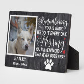 犬のメモリアル名言をオーダーメイドで作成します。 フォトプラーク (側面)