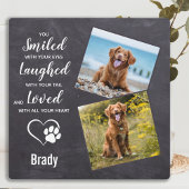 犬のメモリアル贈り物 – 悔やみや弔慰犬ペットロス記念 フォトプラーク