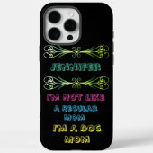 犬のユーモアのある献身の宣言 Case-Mate iPhoneケース (裏面)