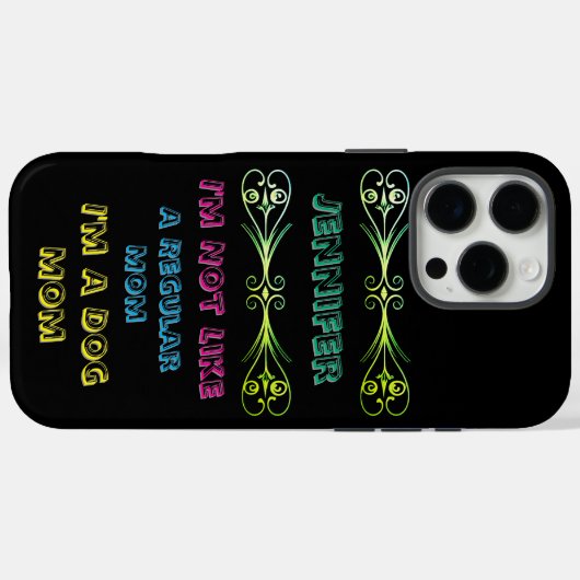 犬のユーモアのある献身の宣言 Case-Mate iPhoneケース (裏面 (横))