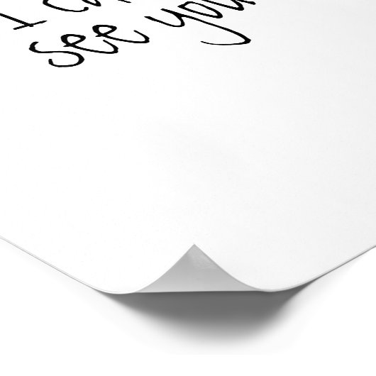 犬のユーモアのポスターと文字 ポスター (角)