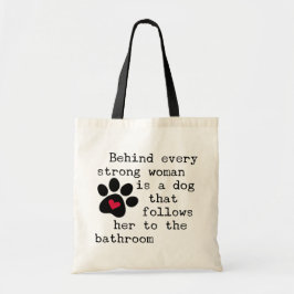 犬のユーモアの引用 - 犬の足 トートバッグ