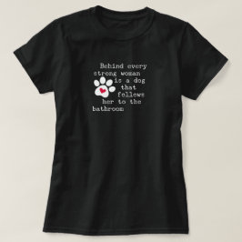 犬のユーモアの引用 - 犬の足 Tシャツ