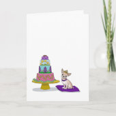 犬のユーモアの誕生日カード カード (正面)