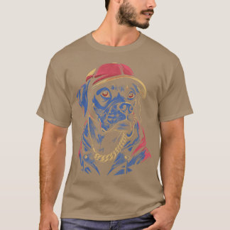 犬のラッパー Tシャツ
