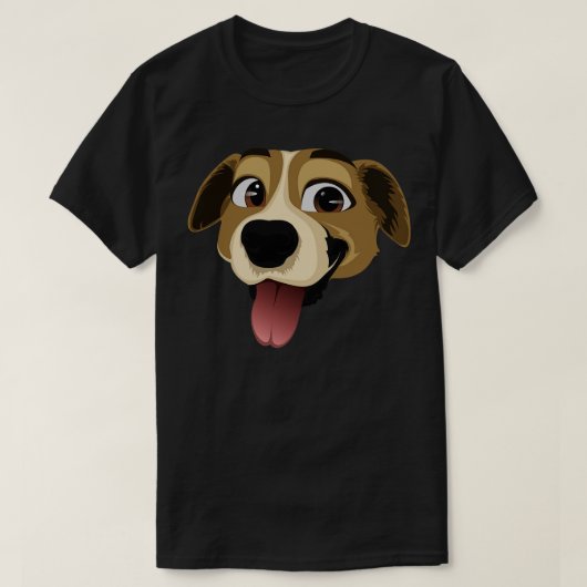 犬のラブラドール Tシャツ (デザイン正面)