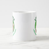 犬のランニングの庭 ジャンボコーヒーマグカップ (正面)