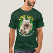 犬のランニングの庭 Tシャツ (正面)
