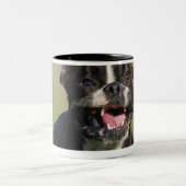 犬のランニング ツートーンマグカップ (中央)