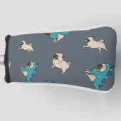 犬のルール犬のパターン! ゴルフヘッドカバー (正面)