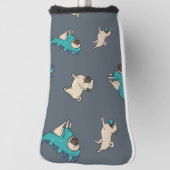 犬のルール犬のパターン! ゴルフヘッドカバー (回転90)