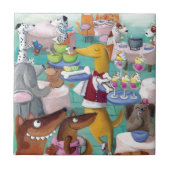 犬のレストラン タイル (正面)