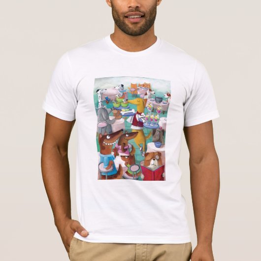 犬のレストラン Tシャツ (正面)