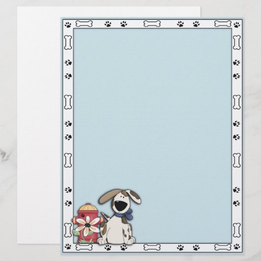 犬のレターヘッド (正面/裏面)