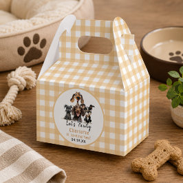 犬のレッツパーティー誕生日 フェイバーボックス